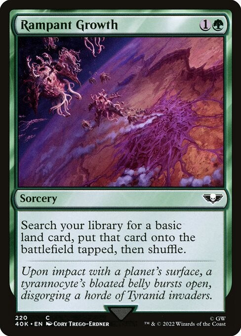Rampant Growth - 40K - Near Mint MTG