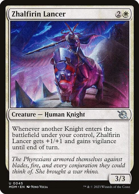 Zhalfirin Lancer - MOM - Near Mint MTG