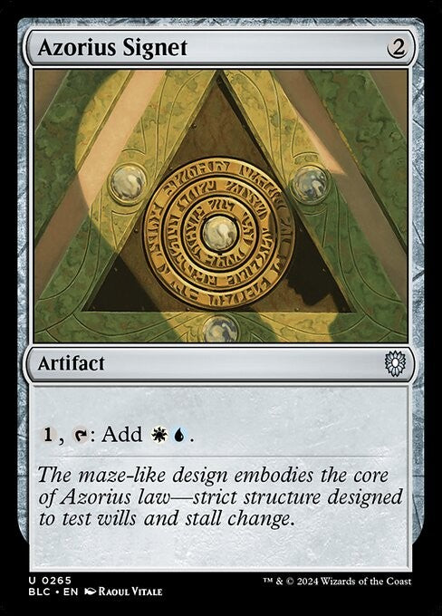 Azorius Signet - BLC - Near Mint MTG