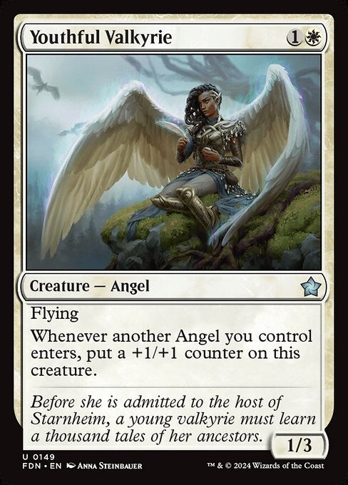 Youthful Valkyrie - FDN - MTG