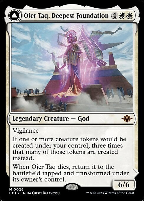 Ojer Taq, Deepest Foundation // Temple of Civilization - LCI - Near Mint MTG