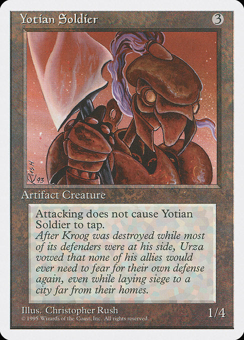 Yotian Soldier - 4ED - Near Mint MTG